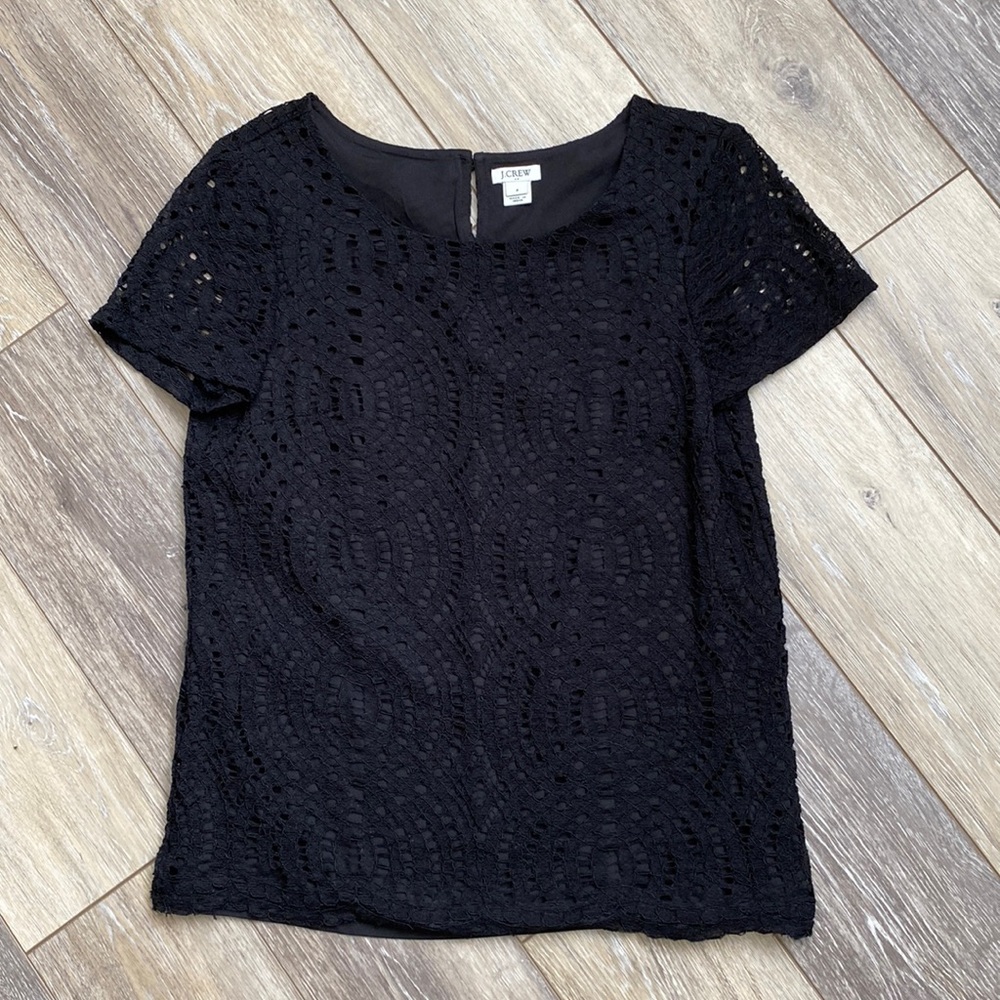 J.Crew black top size 4